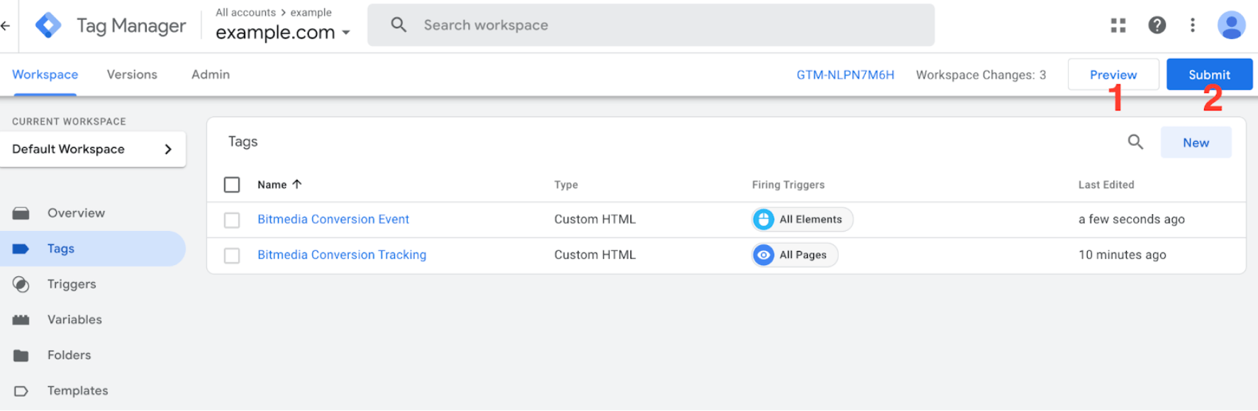 Verify and publish Your Changes