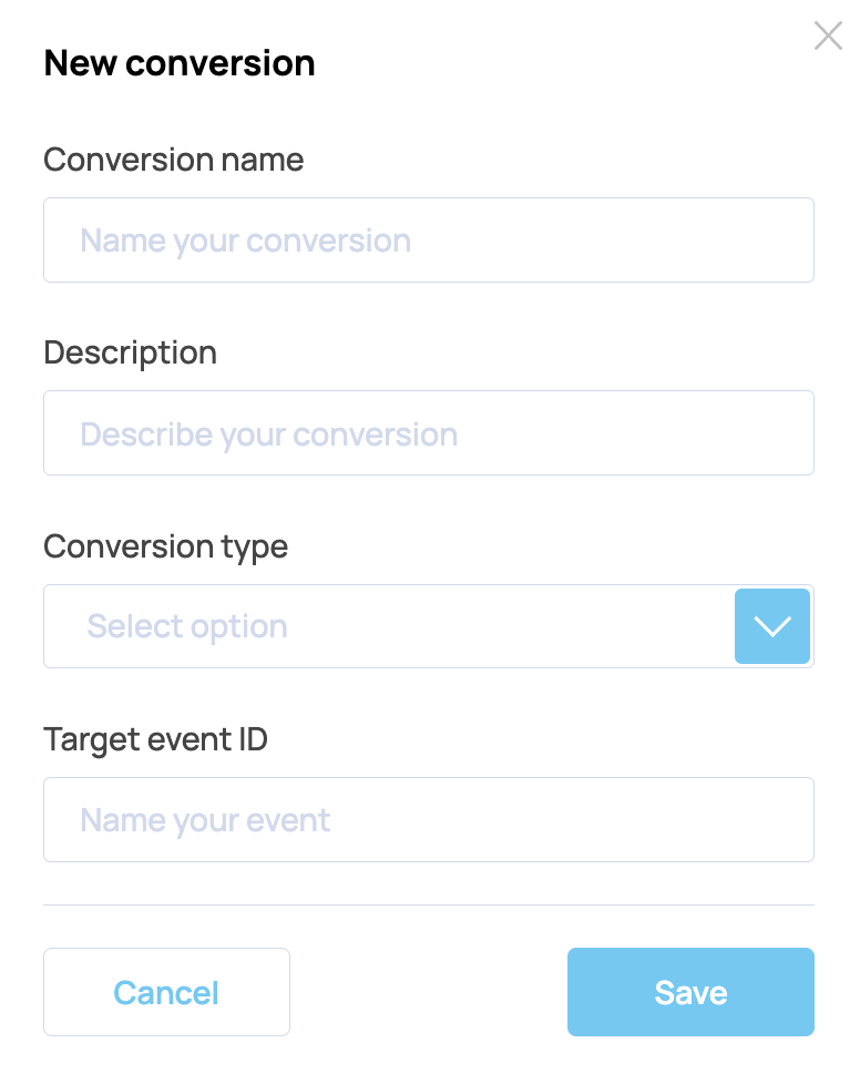 New conversion form