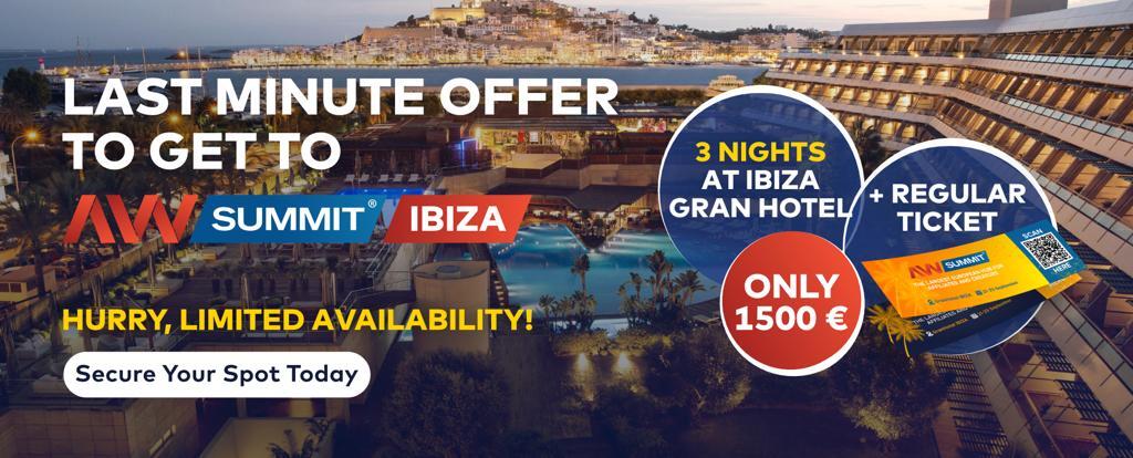 Last Minute Offer to Get to AWSummit Ibiza!
