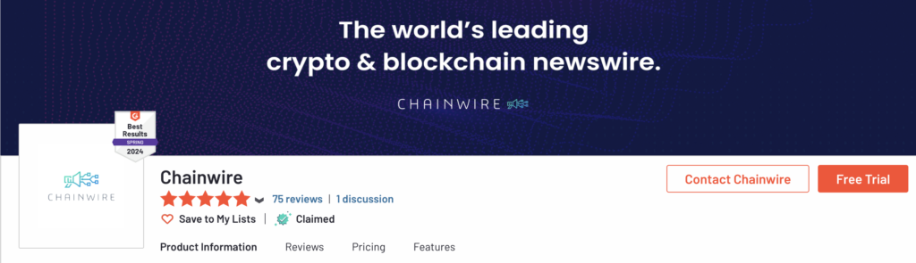 chainwire reviews