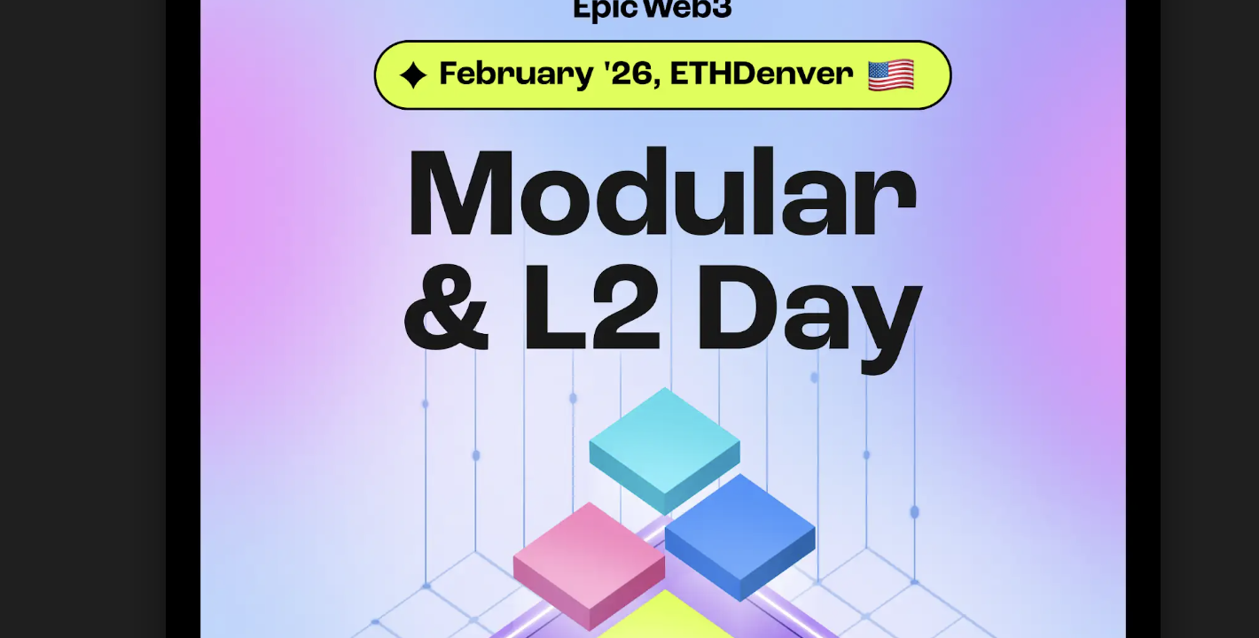 Denver is hosting the biggest side-event about Modularity and L2s!