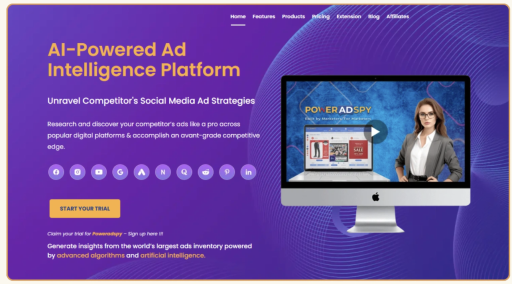 Example of video ads. Image source: Poweradspy