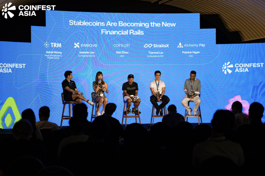 Industry leaders and experts discuss the future of stablecoins during a session at Coinfest Asia 2026. Photo: Coinfest Asia.