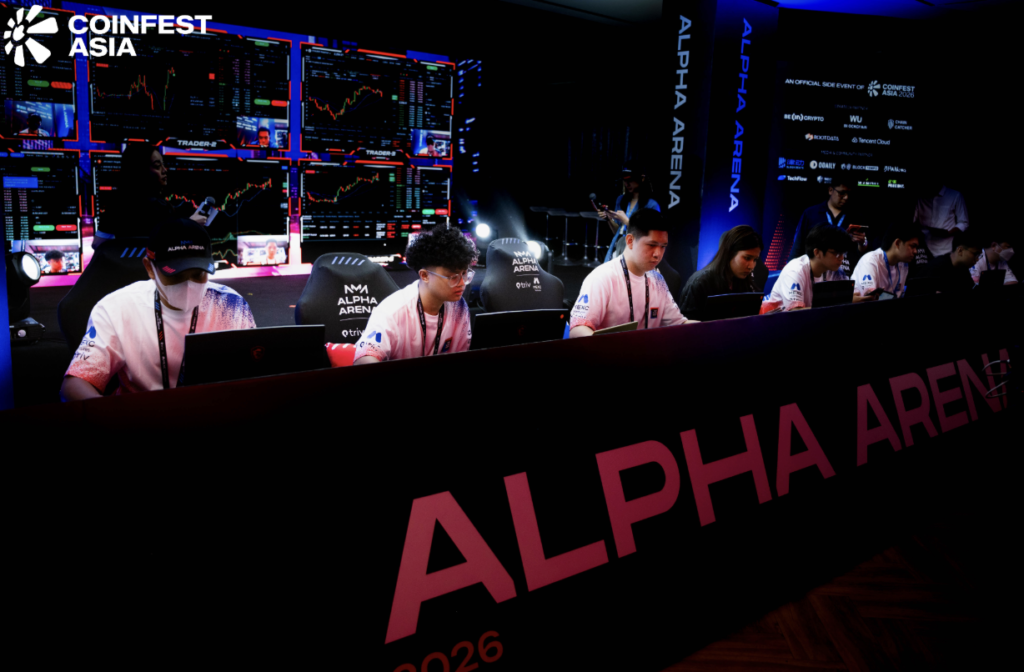 The Alpha Arena Trading Competition Grand Final, powered by MEXC Ventures, at Coinfest Asia 2026. Photo: Coinfest Asia.
