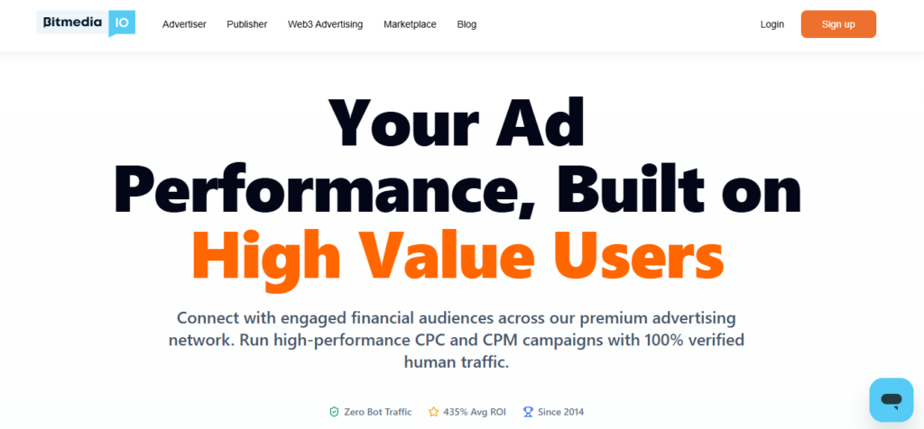 Bitmedia homepage, Source: Bitmedia